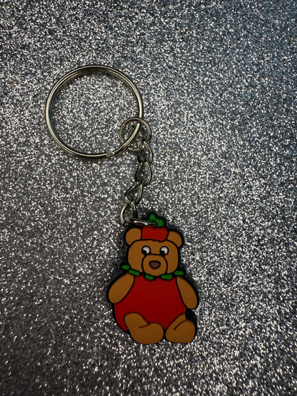 Large and small KEYRINGS - teddy collection custom/handmade
