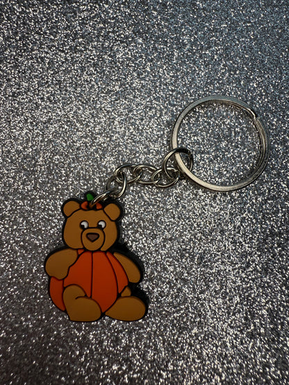Large and small KEYRINGS - teddy collection custom/handmade