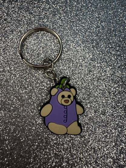 Large and small KEYRINGS - teddy collection custom/handmade