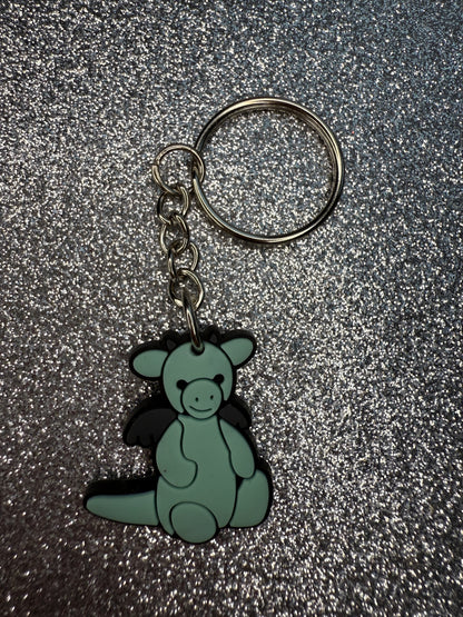 Large and small KEYRINGS - teddy collection custom/handmade