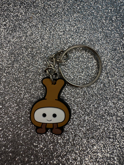 Large and small KEYRINGS - teddy collection custom/handmade