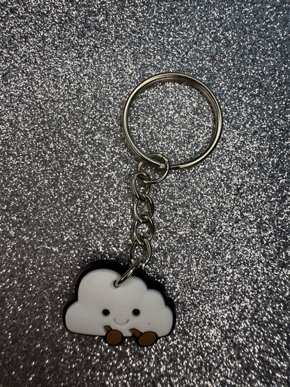 Large and small KEYRINGS - teddy collection custom/handmade