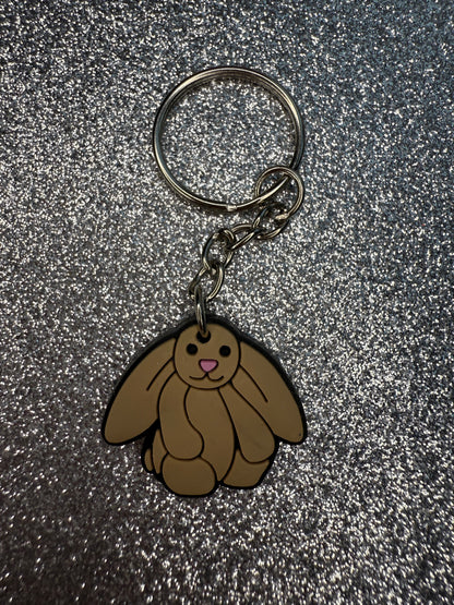 Large and small KEYRINGS - teddy collection custom/handmade