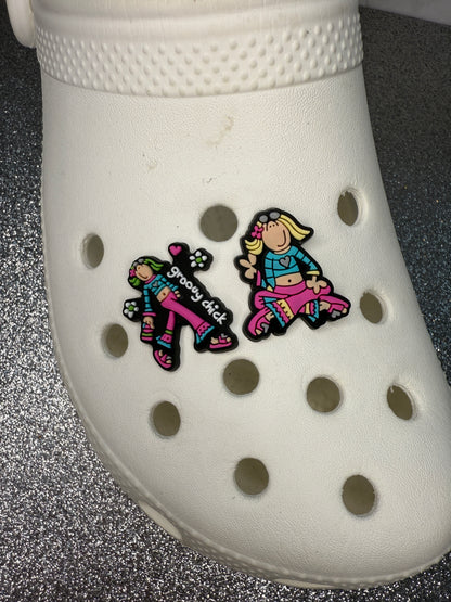 Groovy chick shoe charm collection