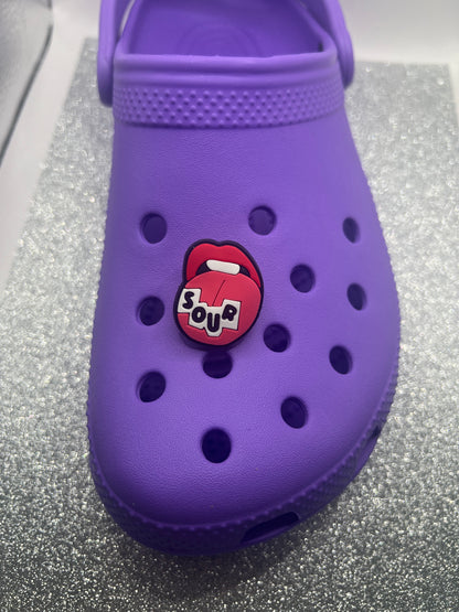 Olivia Rodrigo Guts tour / sour shoe charm collection