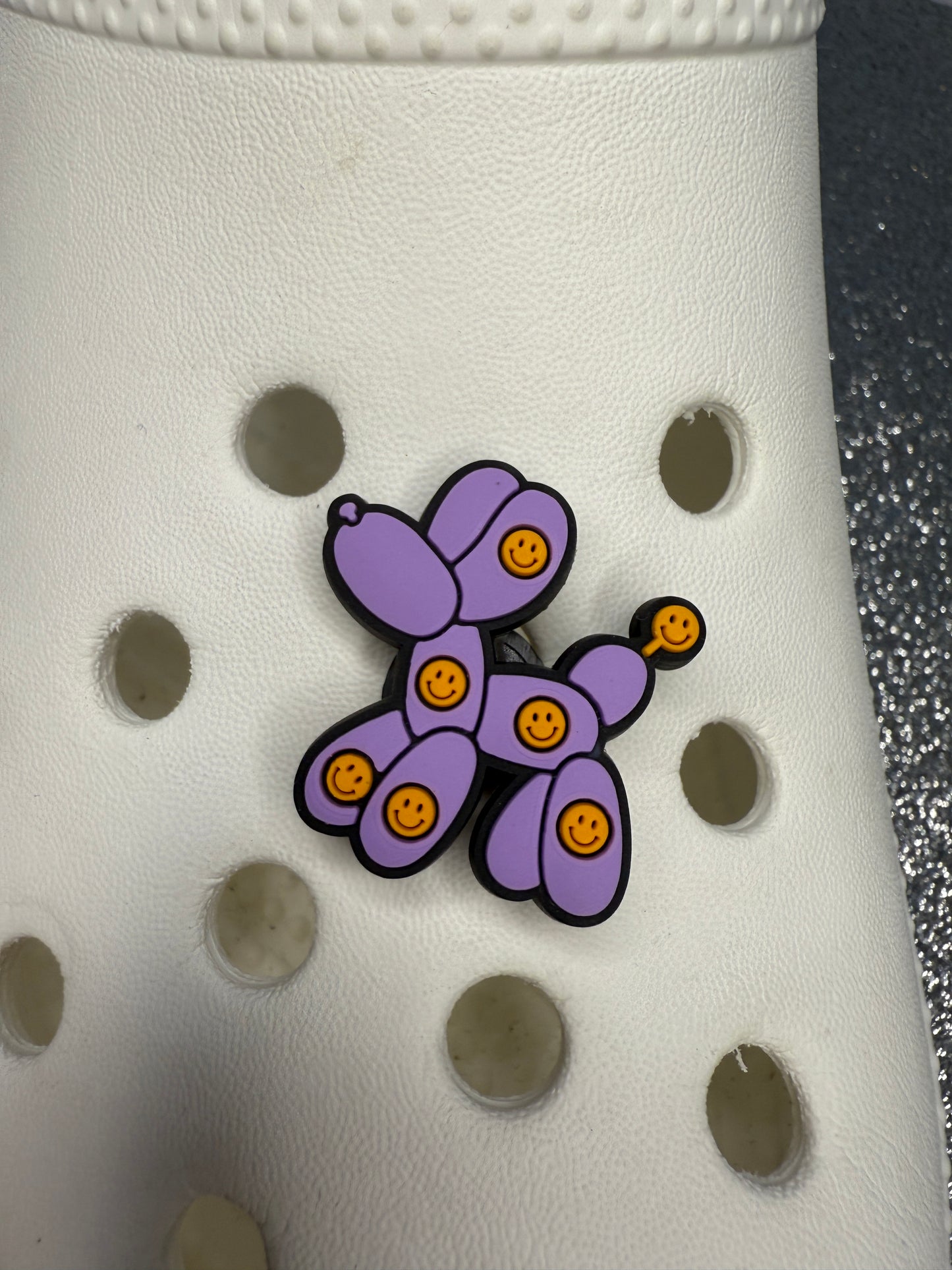 Pattern balloon dog shoe charm collection