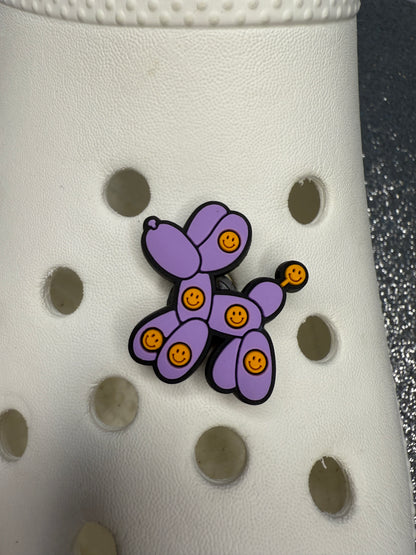 Pattern balloon dog shoe charm collection