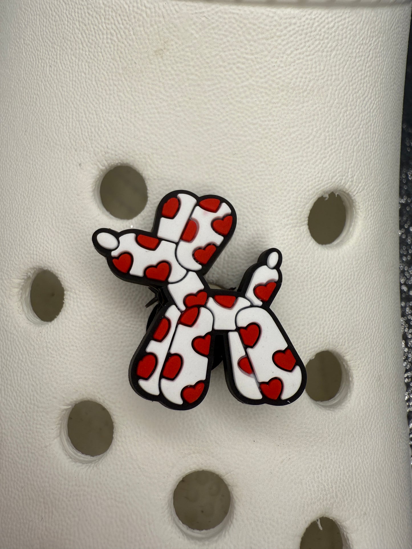 Pattern balloon dog shoe charm collection