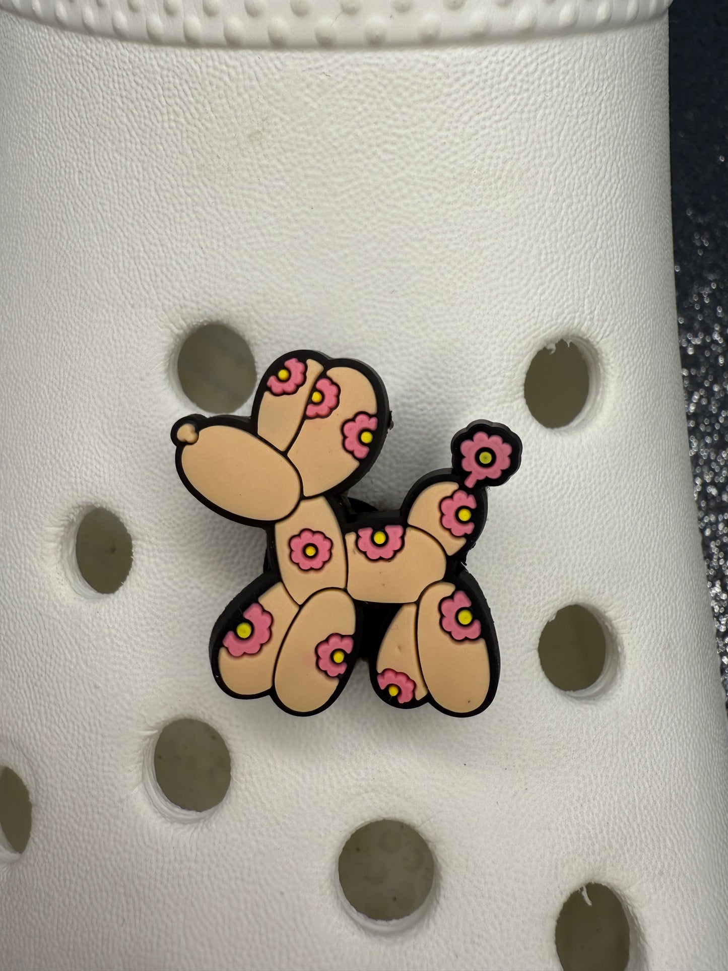 Pattern balloon dog shoe charm collection