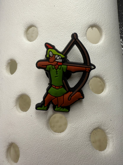 Robin hooď shoe charm