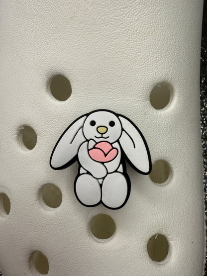 Valentines and Easter animal shoe charm collection