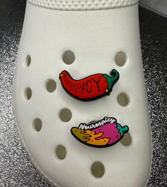 Neurospicy - neurodivergent shoe charms
