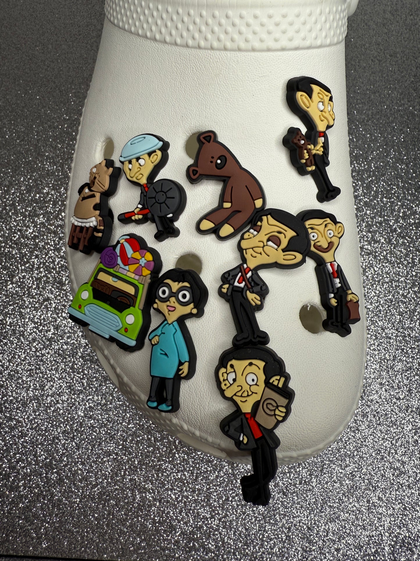 Mr Bean shoe charm collection