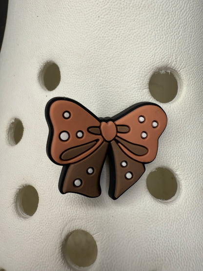 Bow shoe charm collection