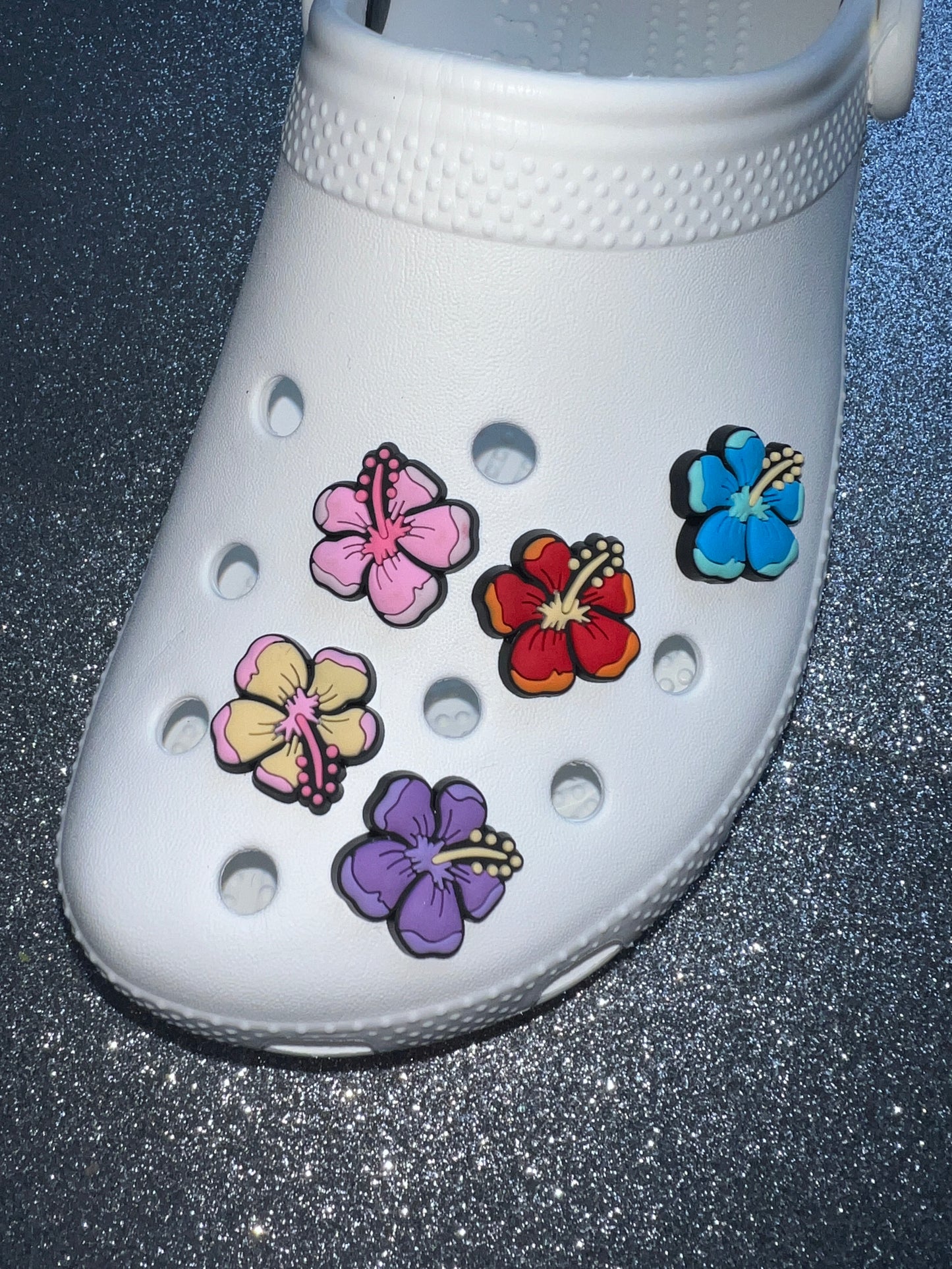 Hawaii / Hibiscus flower shoe charm collection