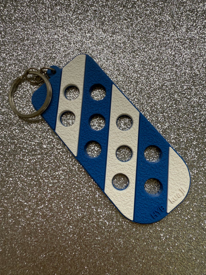 Shoe charm keychains/keyrings - varies colours. Does not contain charms