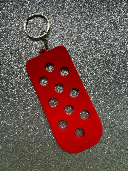 Shoe charm keychains/keyrings - varies colours. Does not contain charms