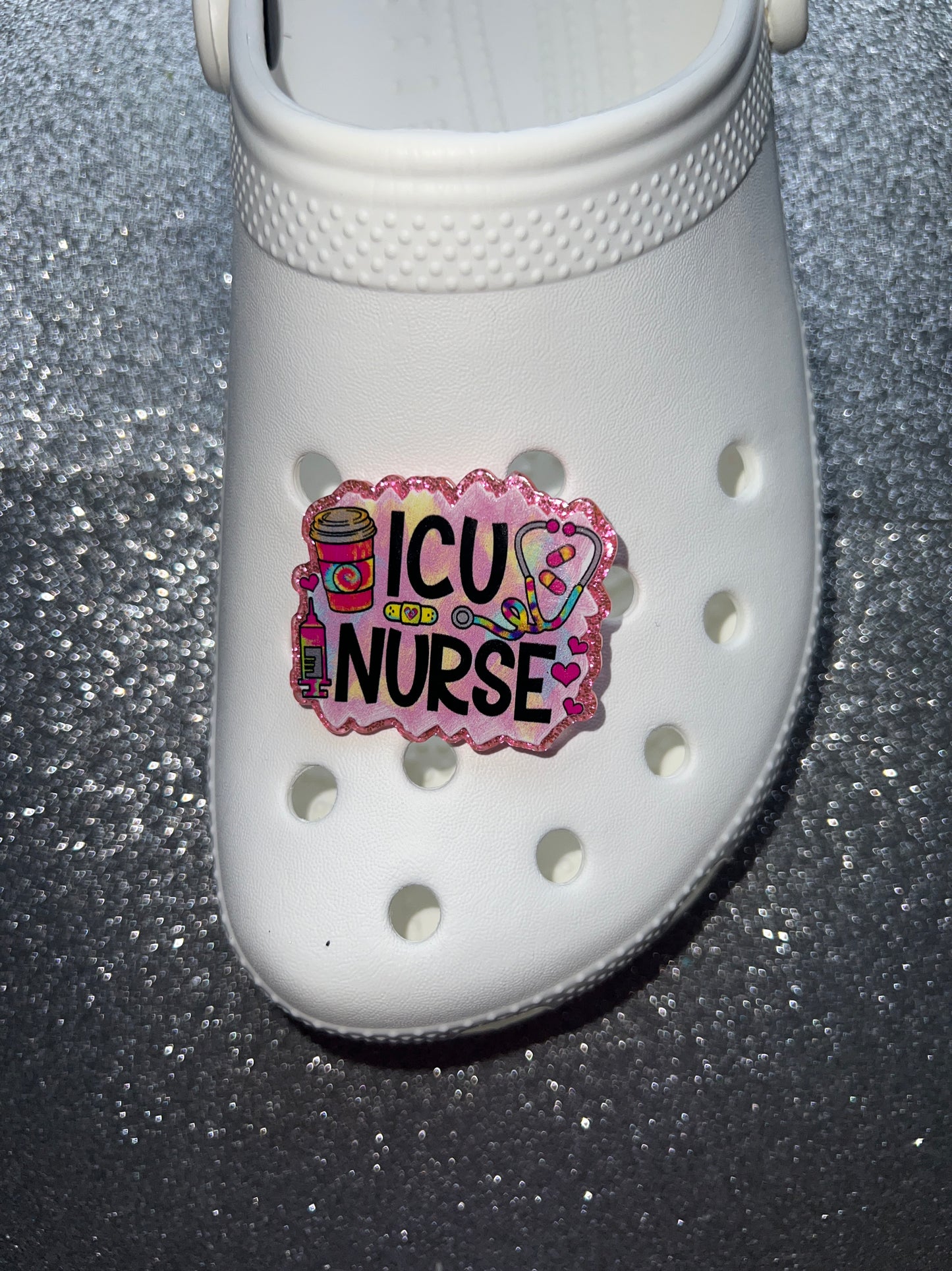 Resin Nursing shoe charm collection, ICU nurse, Student nurse, Paediatric paeds nurse