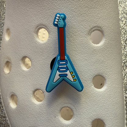 Guitar / electric guitar shoe charm collection