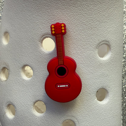 Guitar / electric guitar shoe charm collection