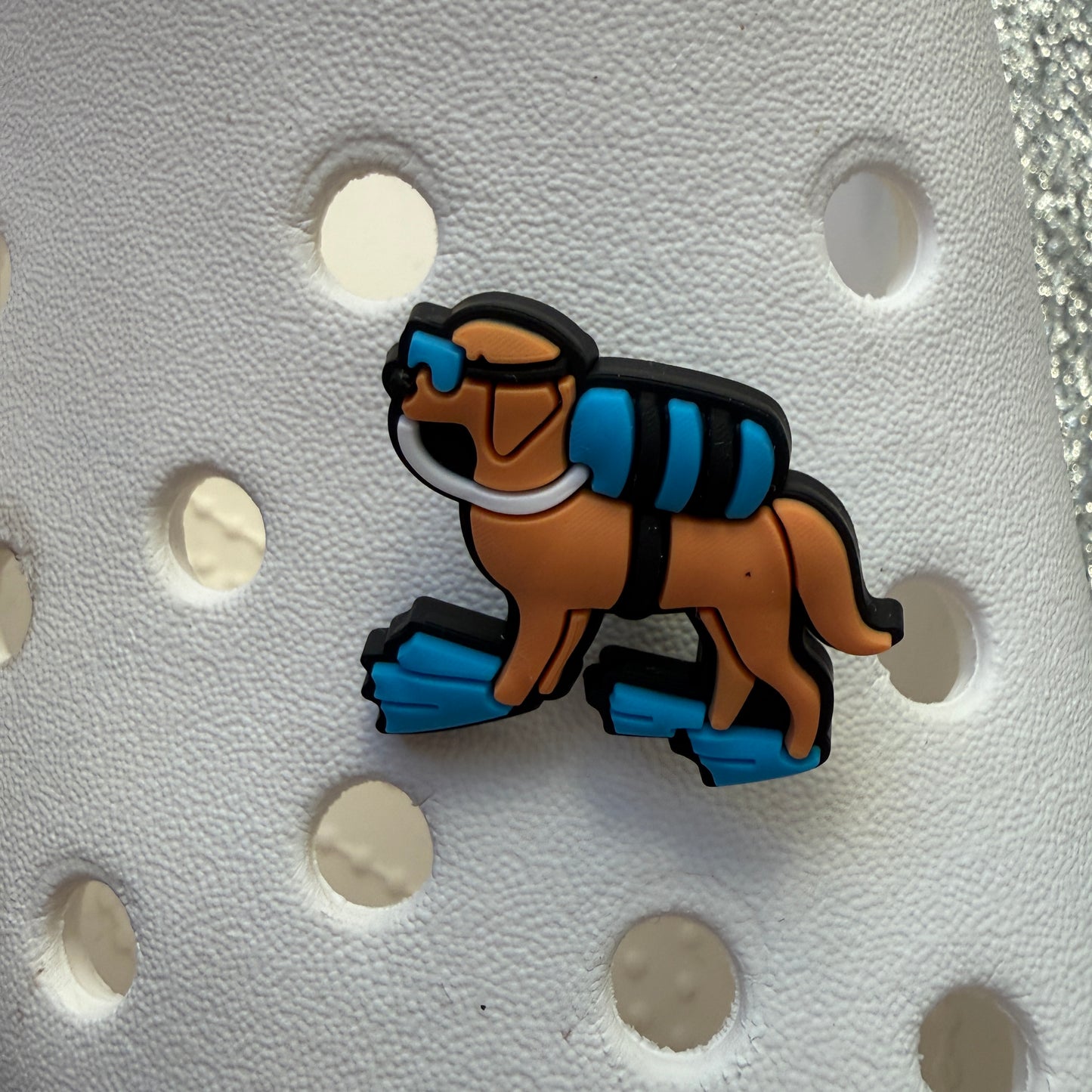 Scuba diving shoe charm collection