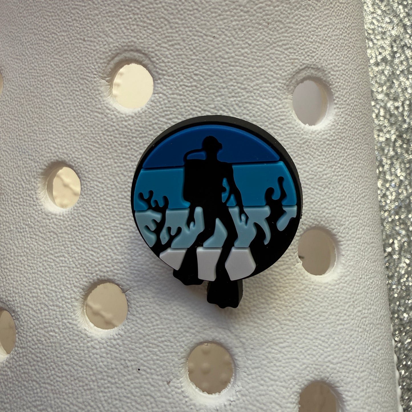 Scuba diving shoe charm collection