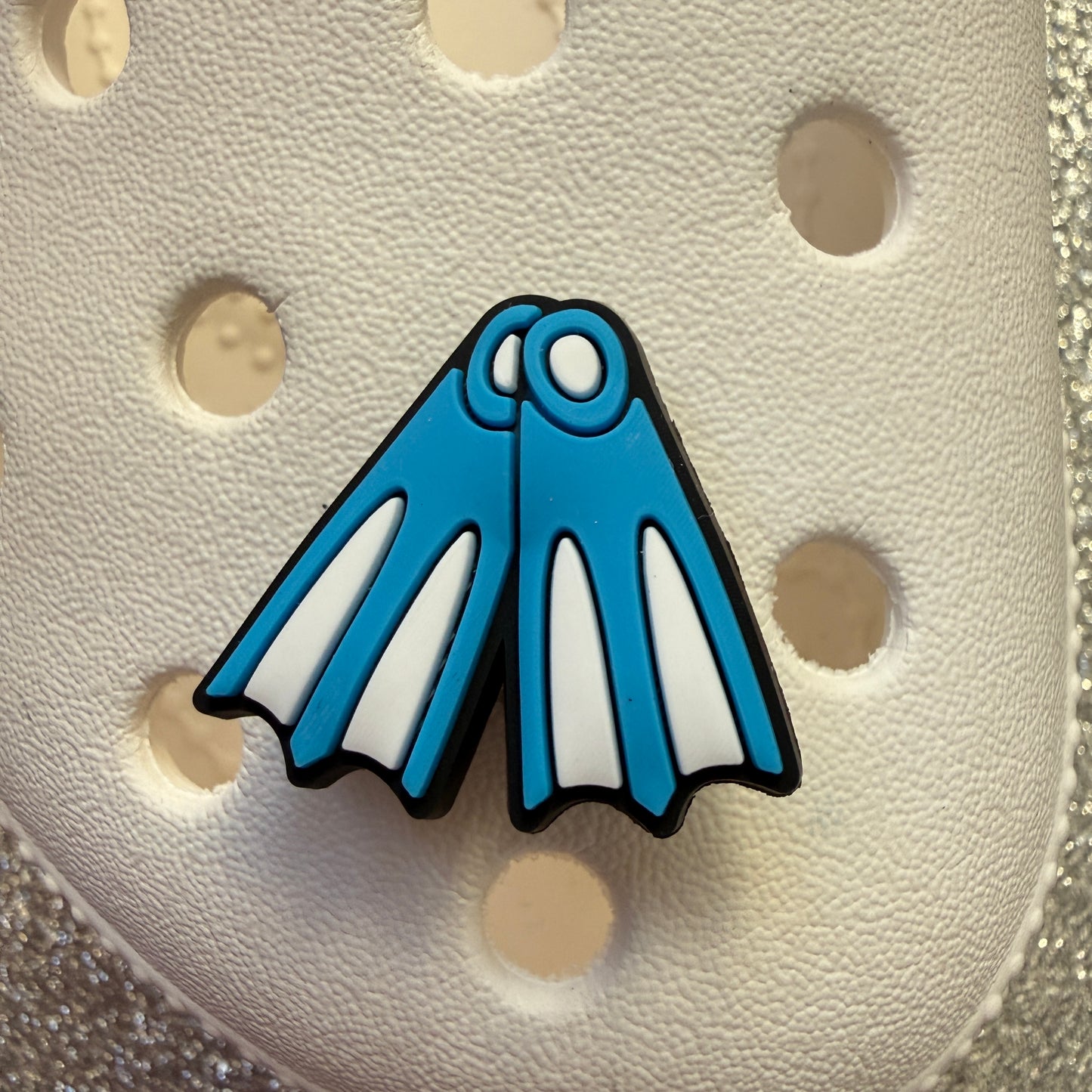 Scuba diving shoe charm collection