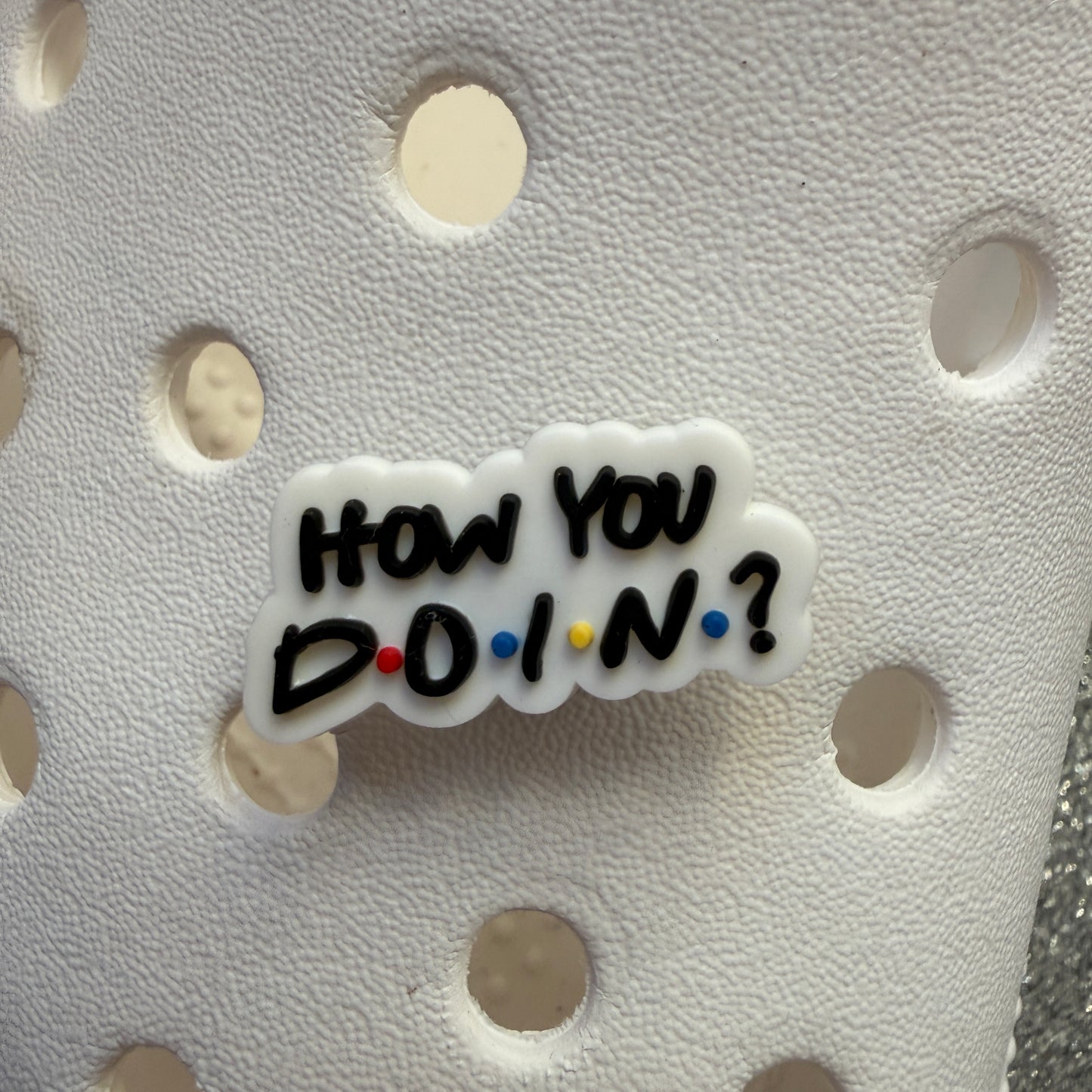 Friends TV shoe charm collection