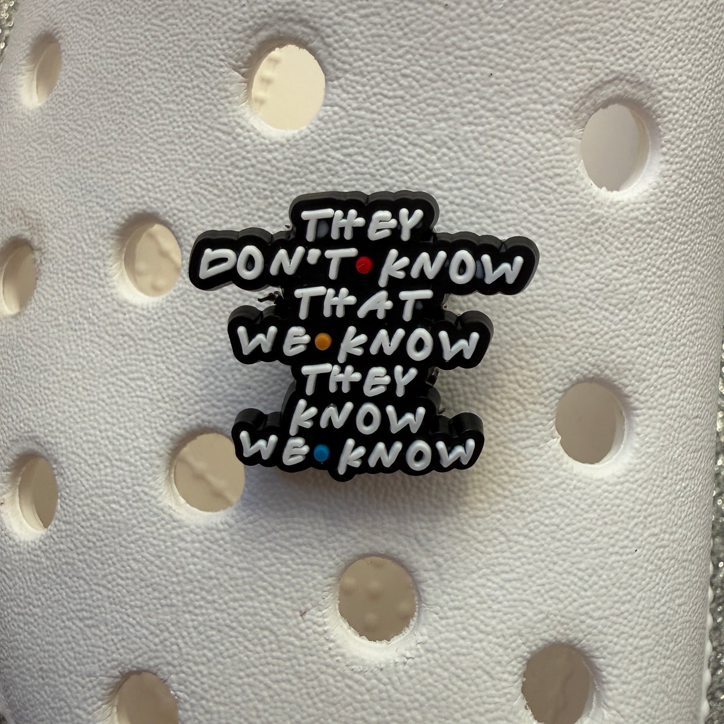 Friends TV shoe charm collection