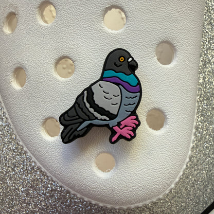 Pigeon lovers shoe charm collection