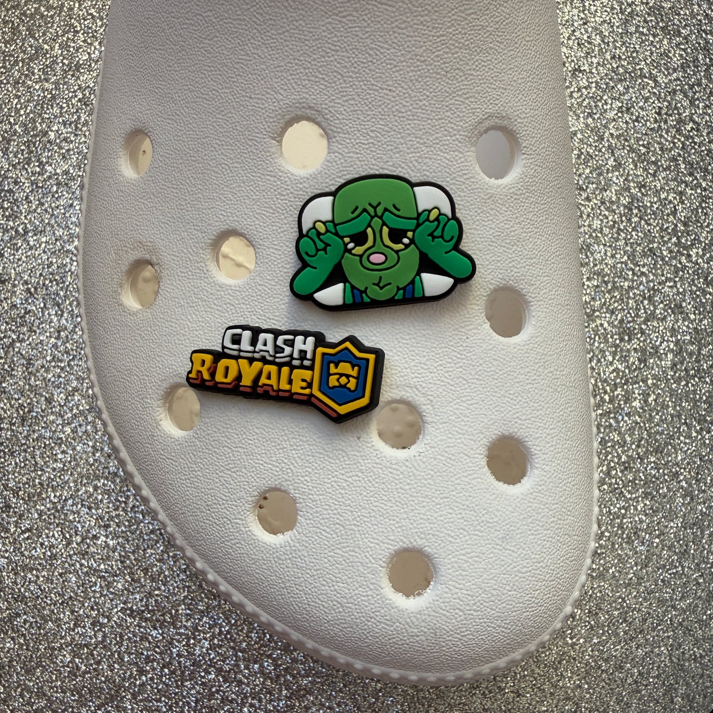 Clash royalè goblin meme shoe charm collection
