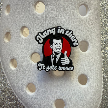 Funny/Normal Quotes - work related shoe charm collection