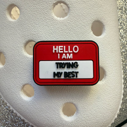 Funny/Normal Quotes - work related shoe charm collection