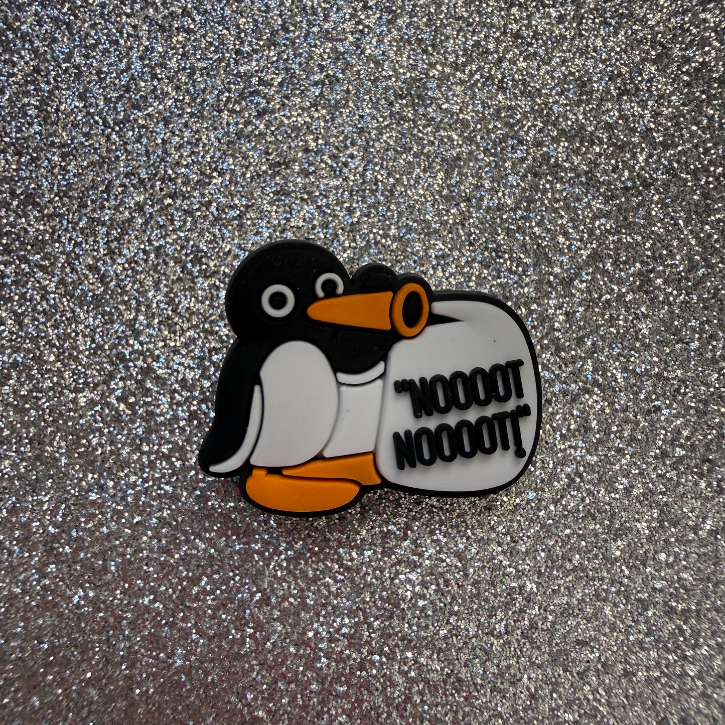 Pingu noot not penguin shoe charms