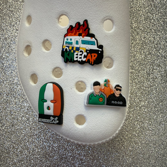 Kneecap Irish band shoe charm collection