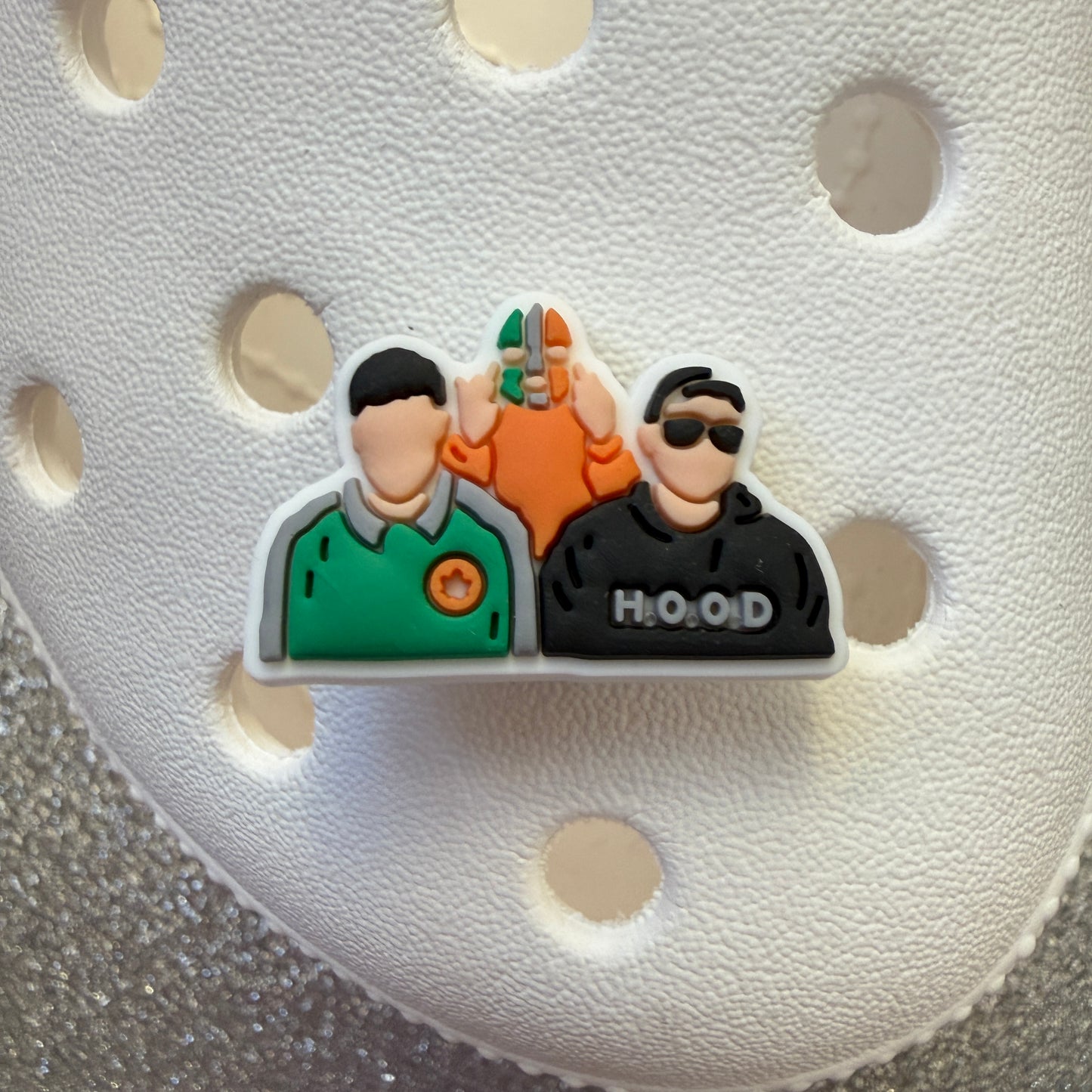 Kneecap Irish band shoe charm collection