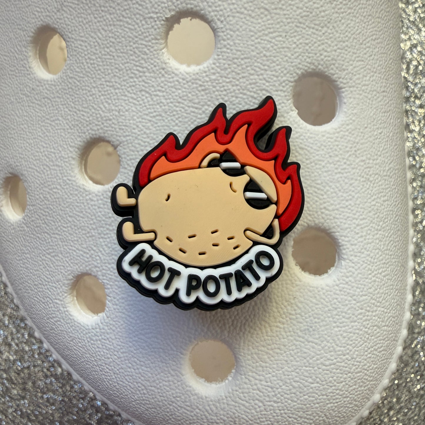 Funny potato shoe charm collection