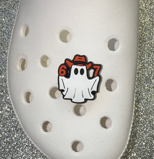 67 meme - ghost shoe charm