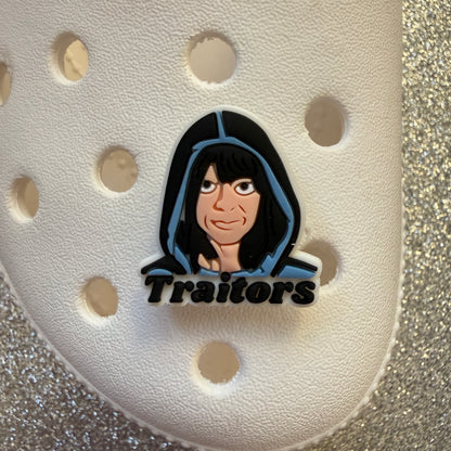 Traitors tv show shoe charm - Alan Carr