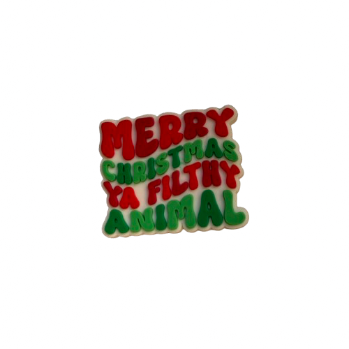 Merry Christmas ya filthy animal shoe charm - home alone