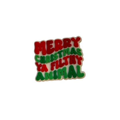 Merry Christmas ya filthy animal shoe charm - home alone