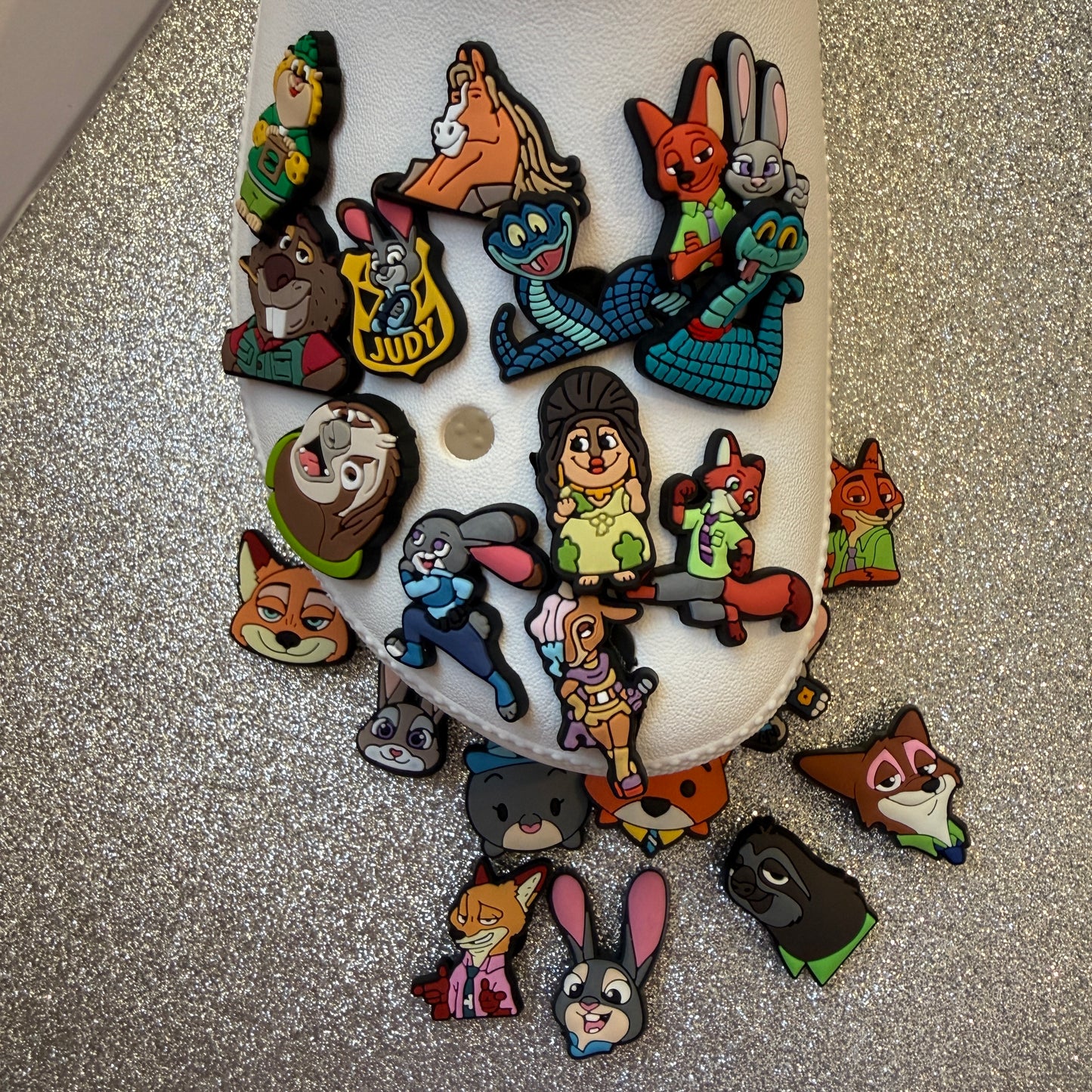 Zootropoliś animals shoe charm collection