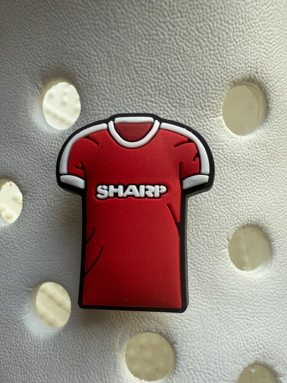 Football tops new/retro shoe charm collection