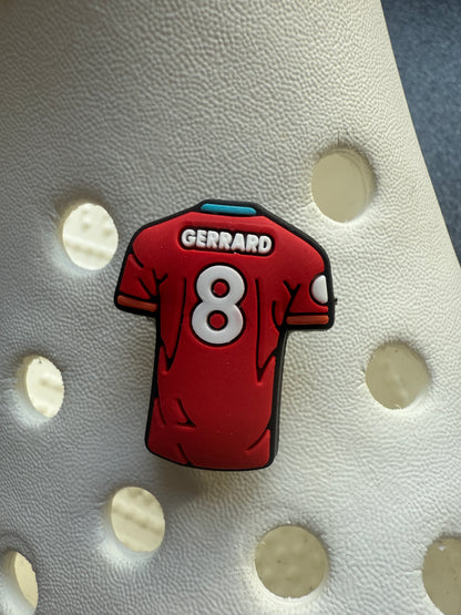 Football tops new/retro shoe charm collection