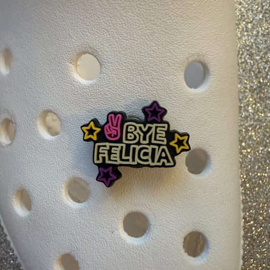 Bye felicia shoe charm