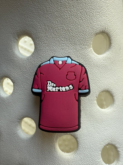 Football tops new/retro shoe charm collection