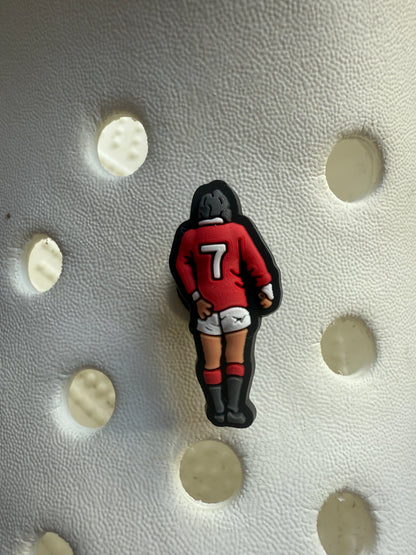 Football tops new/retro shoe charm collection