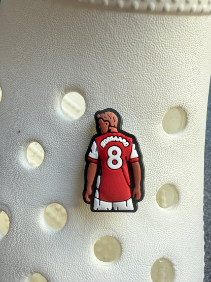Football tops new/retro shoe charm collection