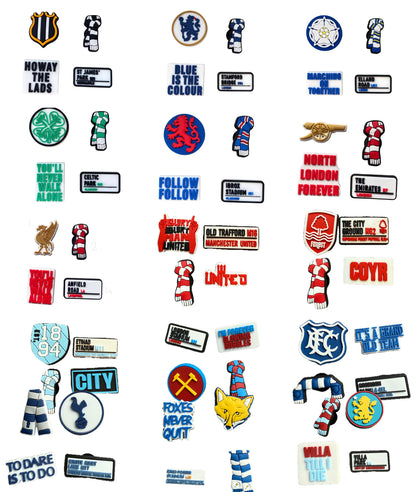 X4 football team shoe charm BUNDLES