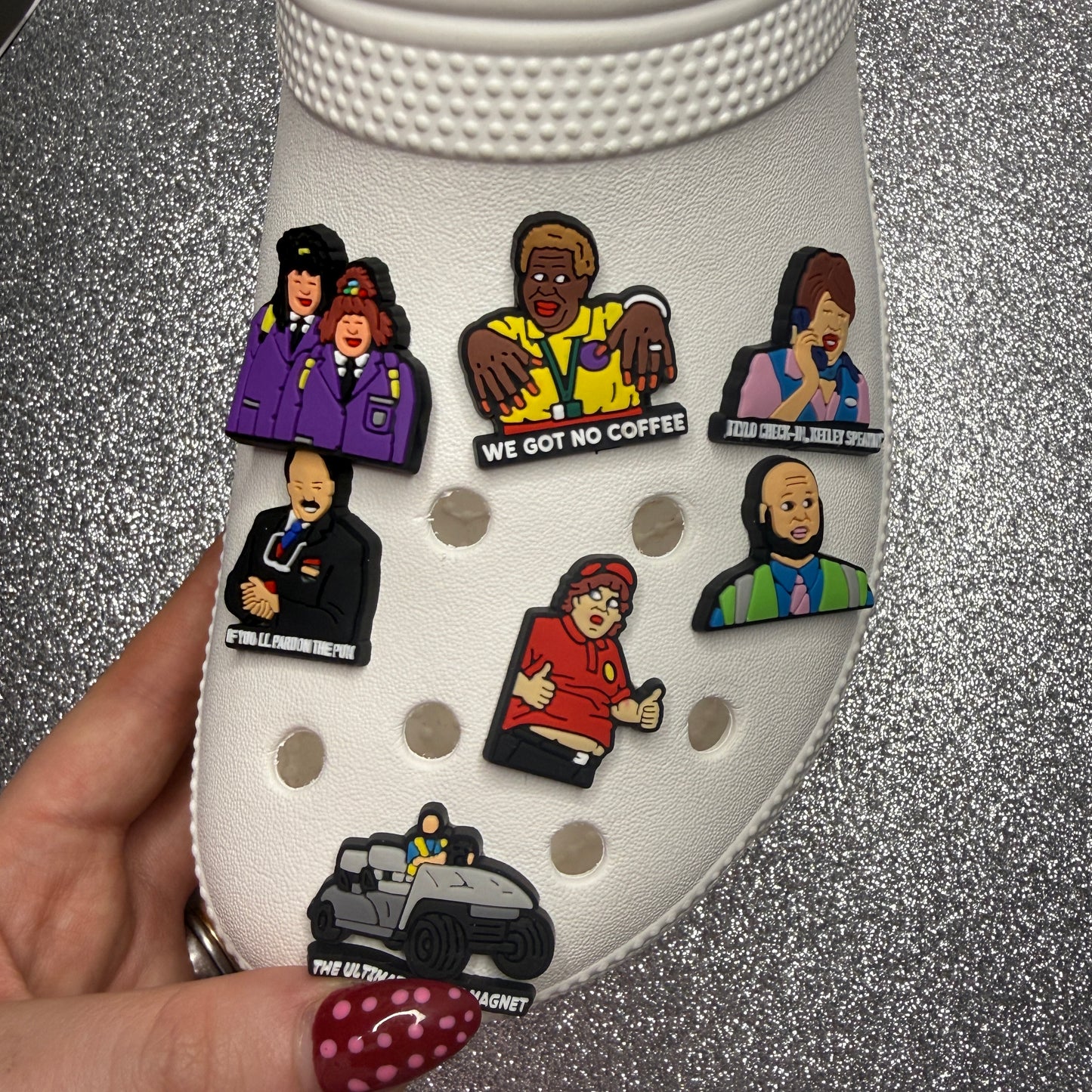 Come fly with me shoe charm collection